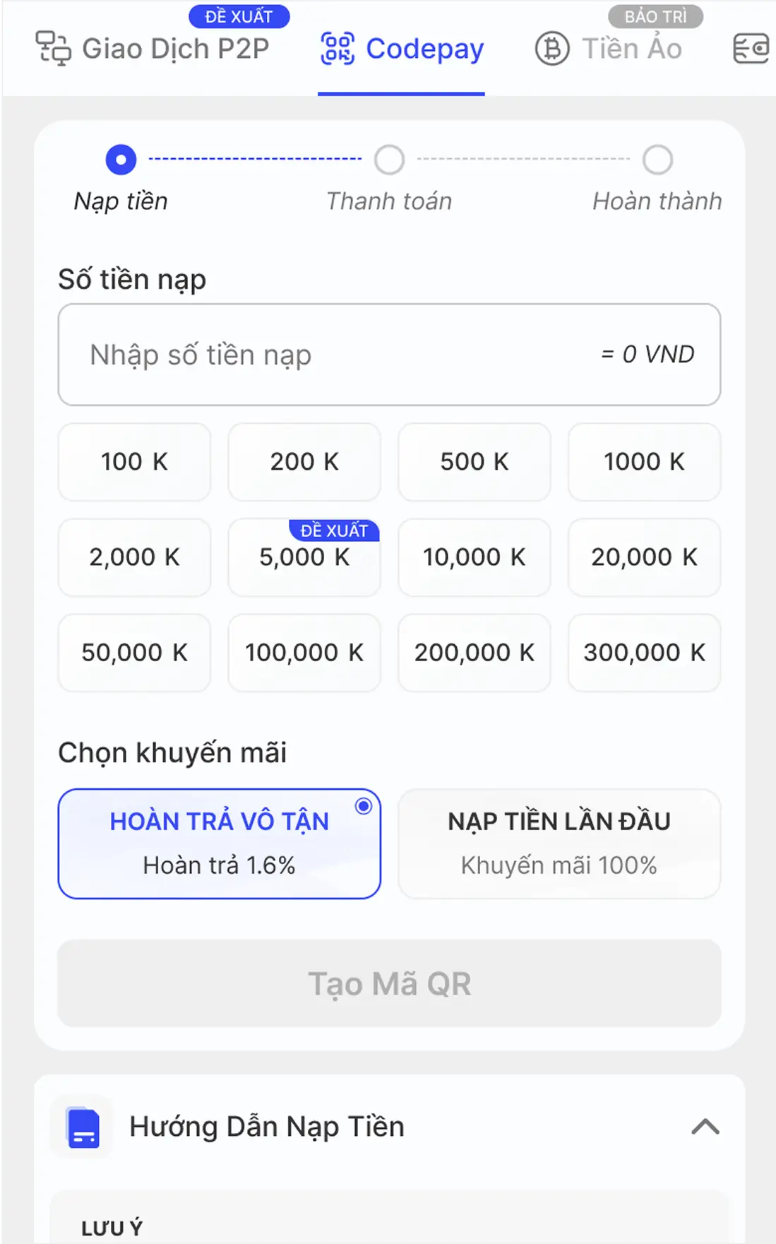 Bước 1: